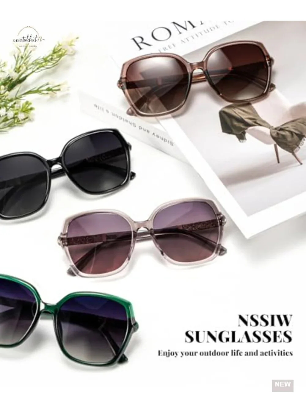 Polarized Sunglasses Women UV400 Protection Trendy Oversized Shades Gift